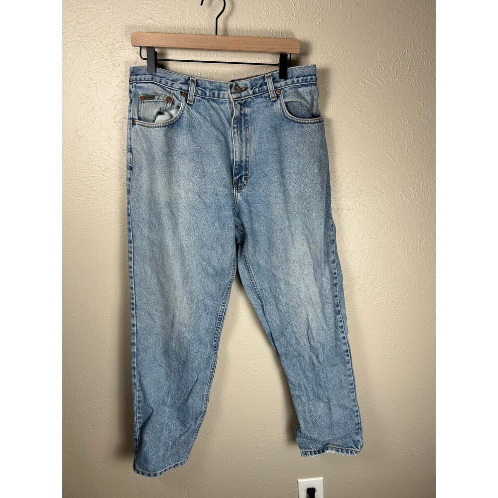 Vintage Calvin Klein Jeans Men's Size 36 Denim Light Wash Union Made in USA